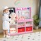 Kids Wooden Medical Center Playset Doctor’s Office Toy with 29 Accessories, ECG & X-Ray Station, Storage Drawers
